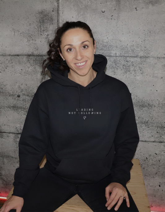 LEADING NOT FOLLOWING Hoodie | Black